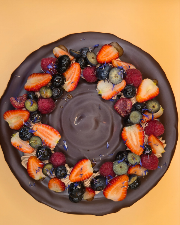 Vegan Chocolate Berry Cake