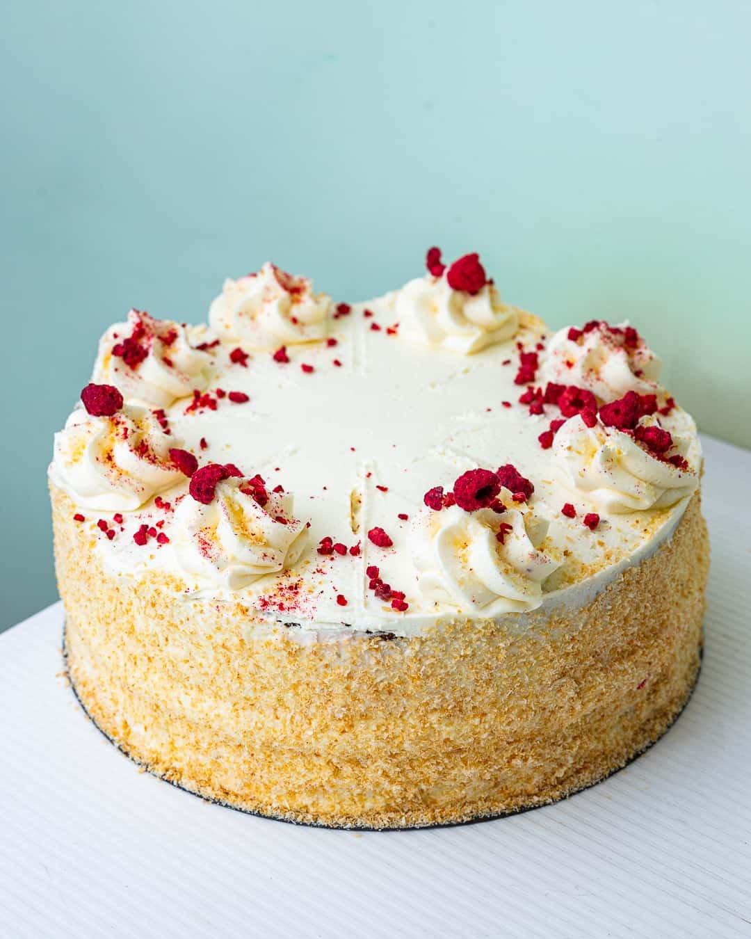 Coconut & Raspberry Cake
