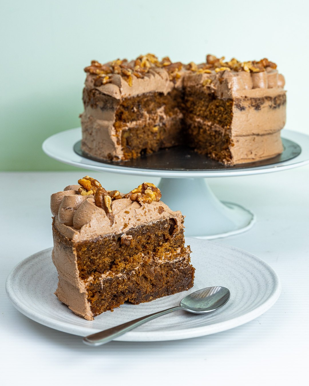 Coffee & Walnut Cake