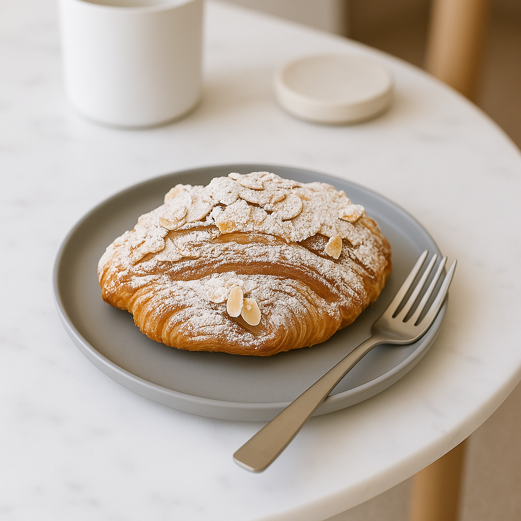 CHOCOLATE AND ALMOND CROISSANT
