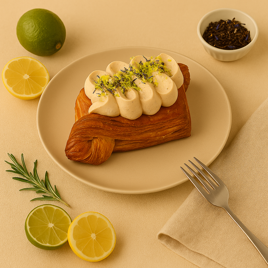 Lime, Yuzu & Earl Grey Danish