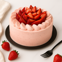 Vegan Strawberry Bliss Cake