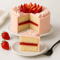 Vegan Strawberry Bliss Cake