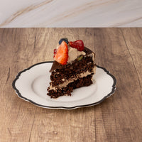 Vegan Chocolate Berry Cake