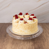 Vegan Coconut & Raspberry Cake