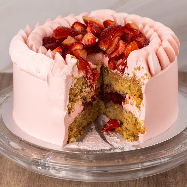Vegan Strawberry Bliss Cake
