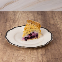 Vegan Baked Blueberry Cheesecake