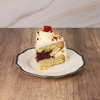 Vegan Coconut & Raspberry Cake