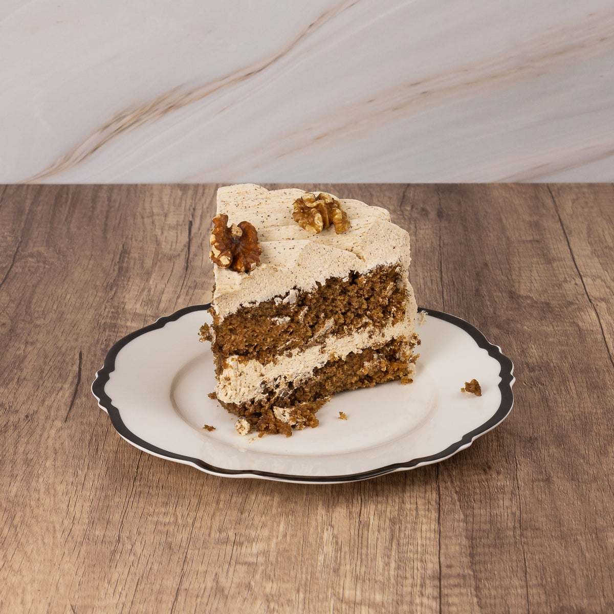 Vegan Coffee & Walnut Cake