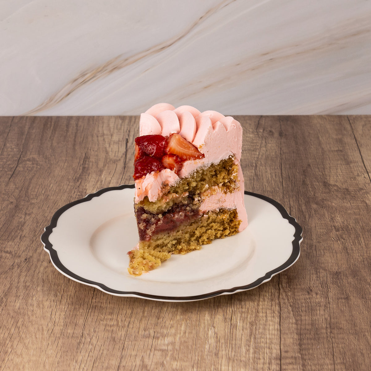 Vegan Strawberry Bliss Cake