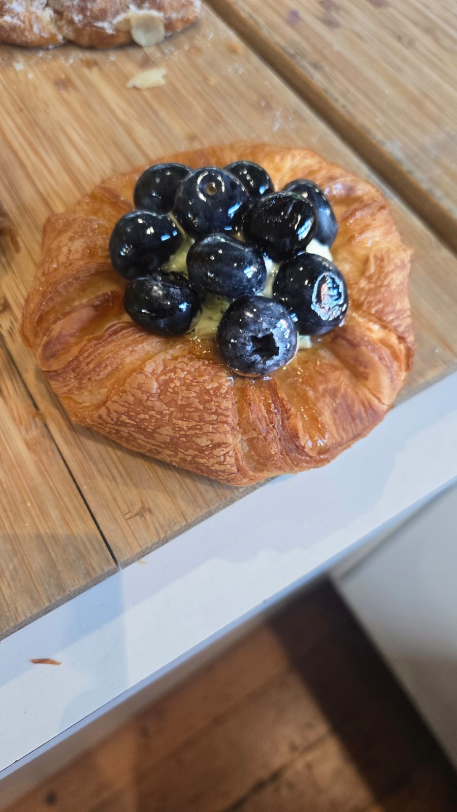 Blueberry & Matcha Danish